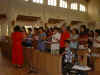 Mothers serenading the fathers